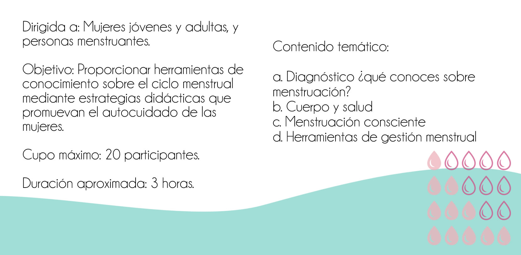 TALLER - AUTOCUIDADO Y SALUD MENSTRUAL